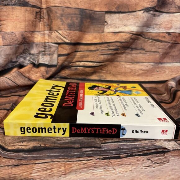 Geometry DeMYSTiFieD Self-Teaching Guide Stan Gibilisco Math Textbook Learn - Picture 3 of 9